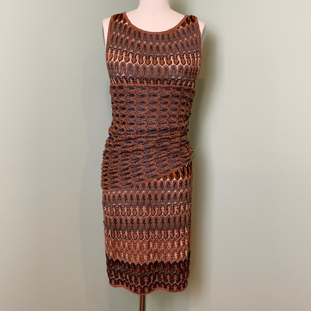 Missoni open knit mini dress